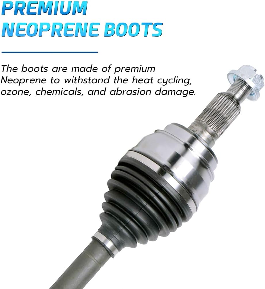 Front CV Axle Shaft for 4WD Chevy Silverado 1500 GMC Sierra 1500 Cadillac Escalade Tahoe Suburban 1500 Yukon V441576