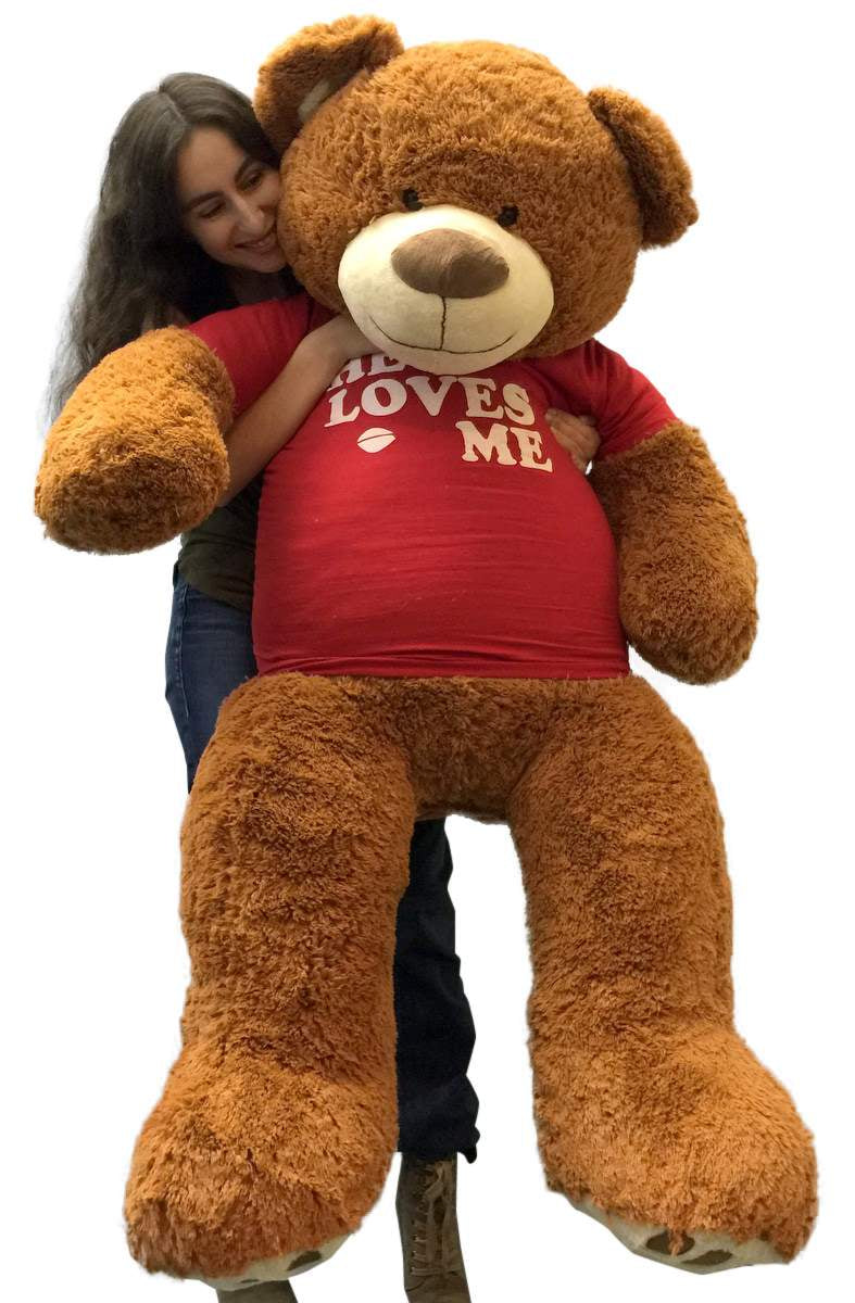 Giant Teddy Bear 60 Inch Soft Brown D976445