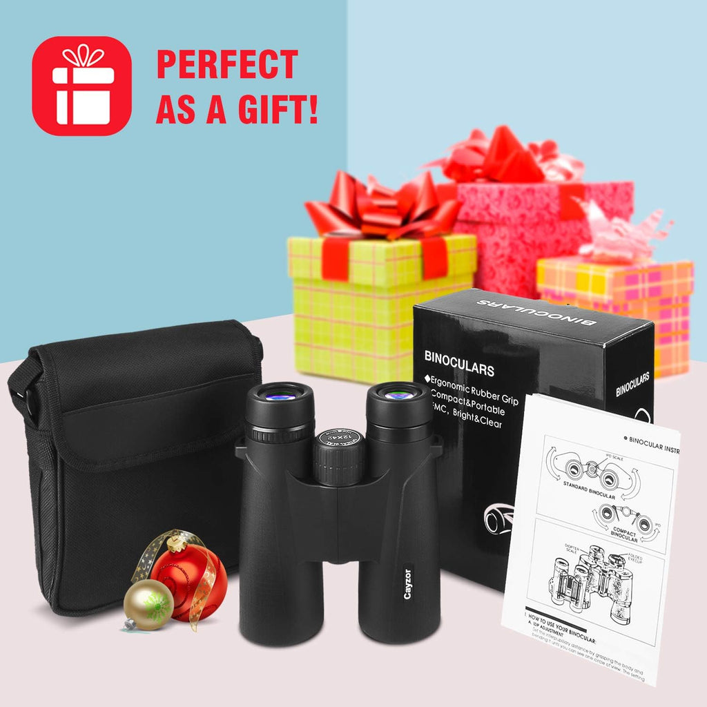 12x42 HD Professional Binoculars with Strap and Carrying Bag B95567