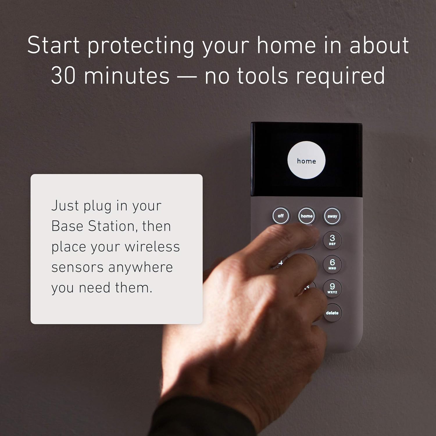 9 Piece Wireless Home Security System with HD Camera J45147