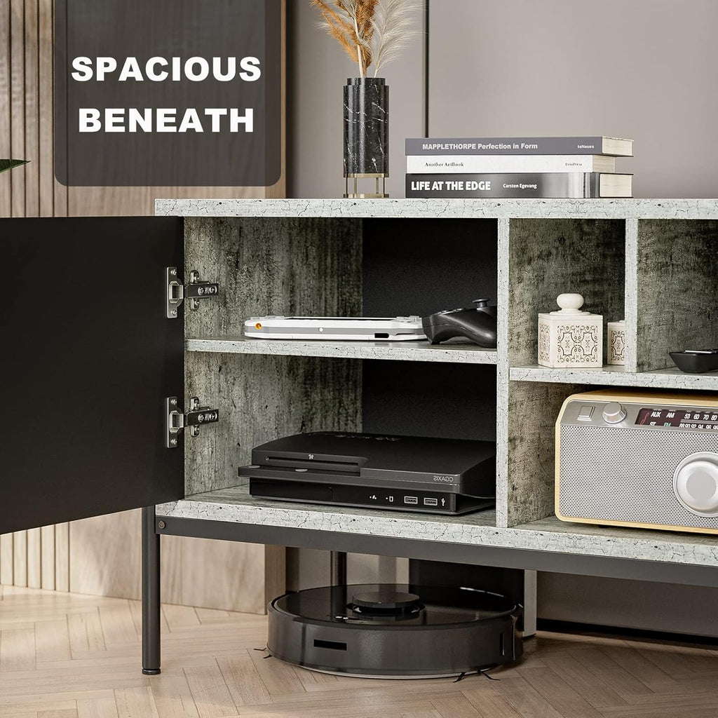 TV Stand with Storage and Open Shelves R234571