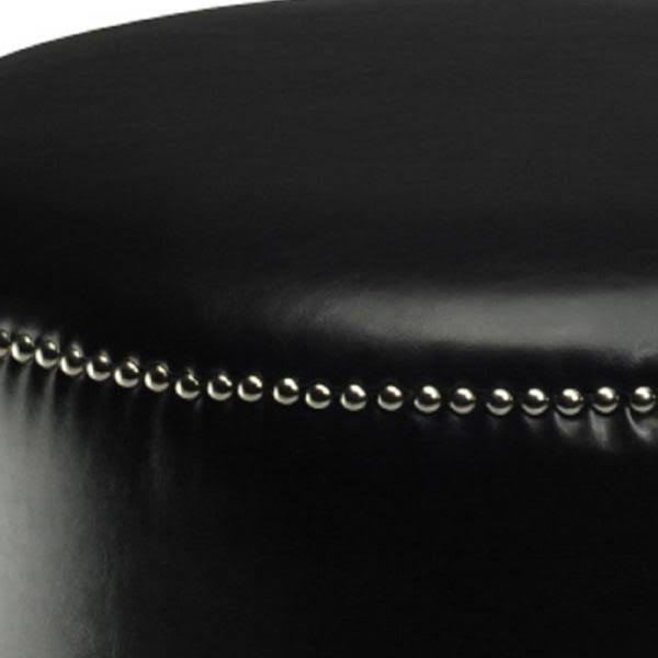 Black Ottoman E3853