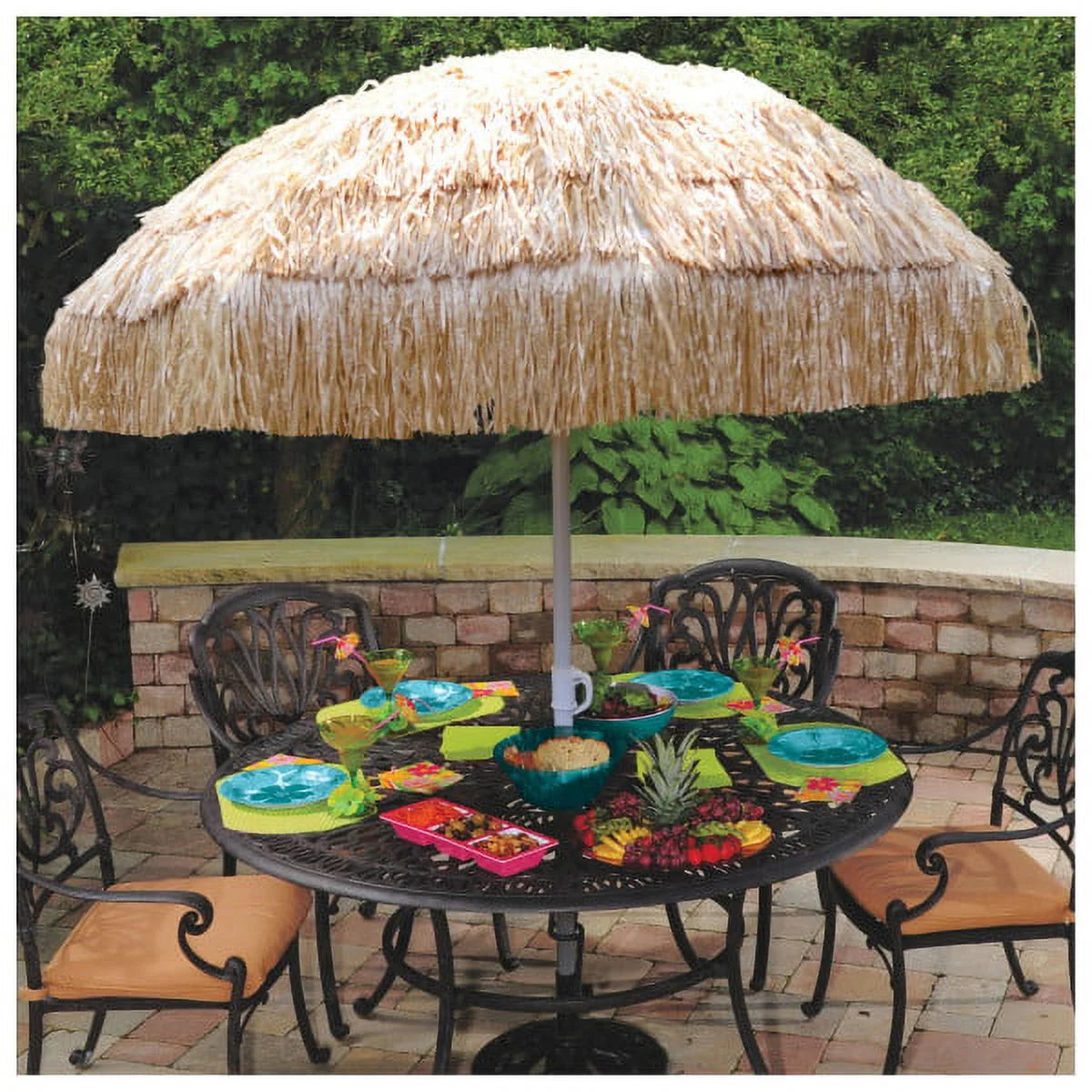 Brown Tiki Umbrella Q467