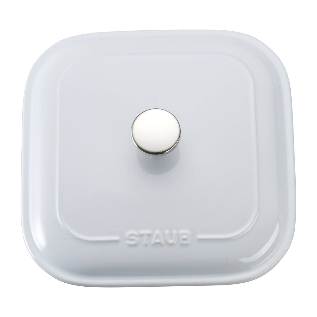 White Square Covered Baking Dish C934