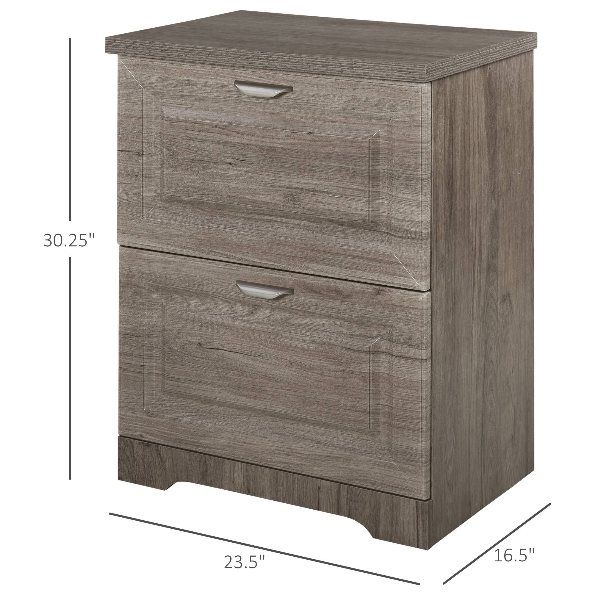 Oak 2-Drawer Lateral File Cabinet E3604