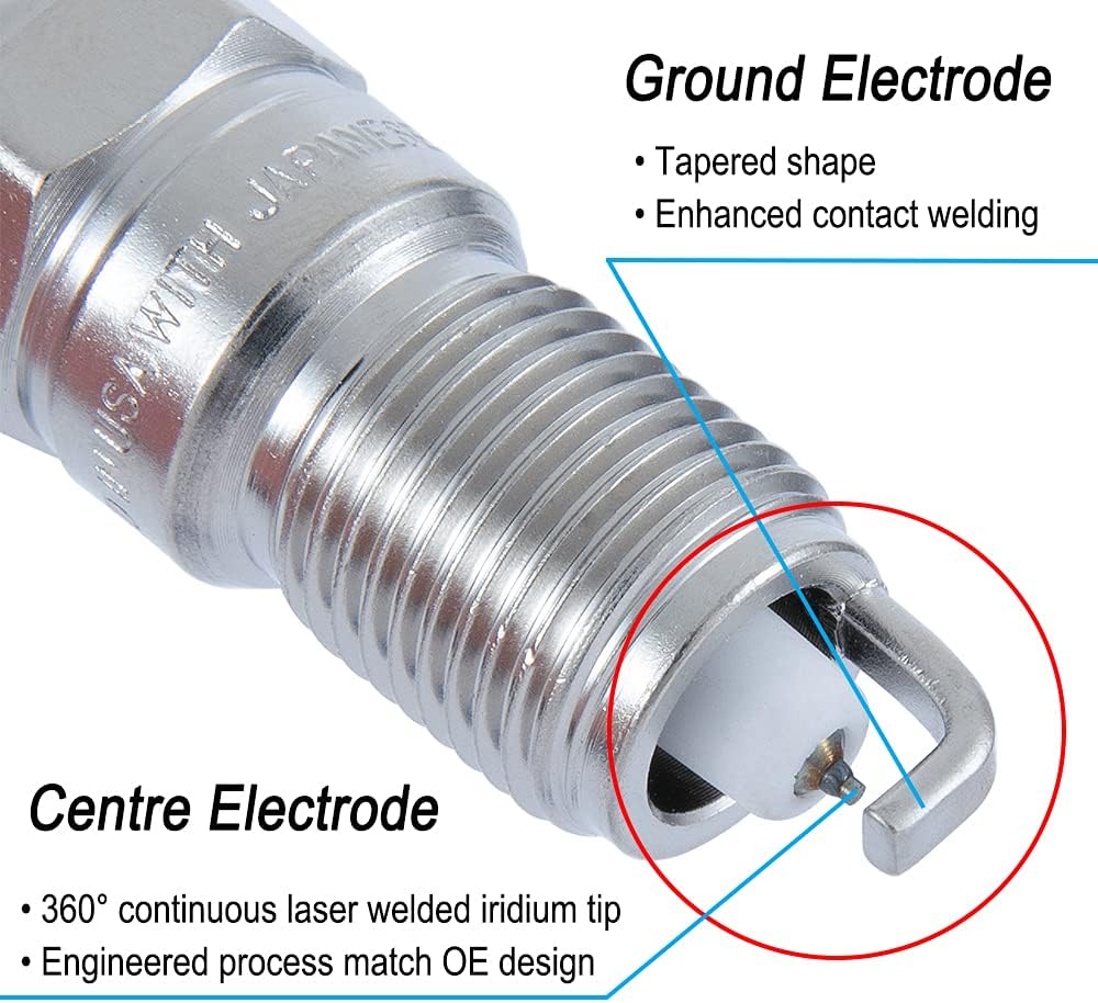 Spark Plug Wires & Spark Plugs Set Pack of 2 H177