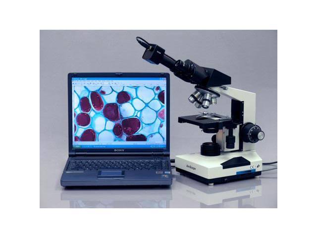 40X-2000X Binocular Microscope with 5MP Camera J15842