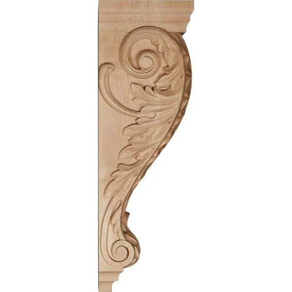 Medium Jumbo Acanthus Wood Corbel E4959