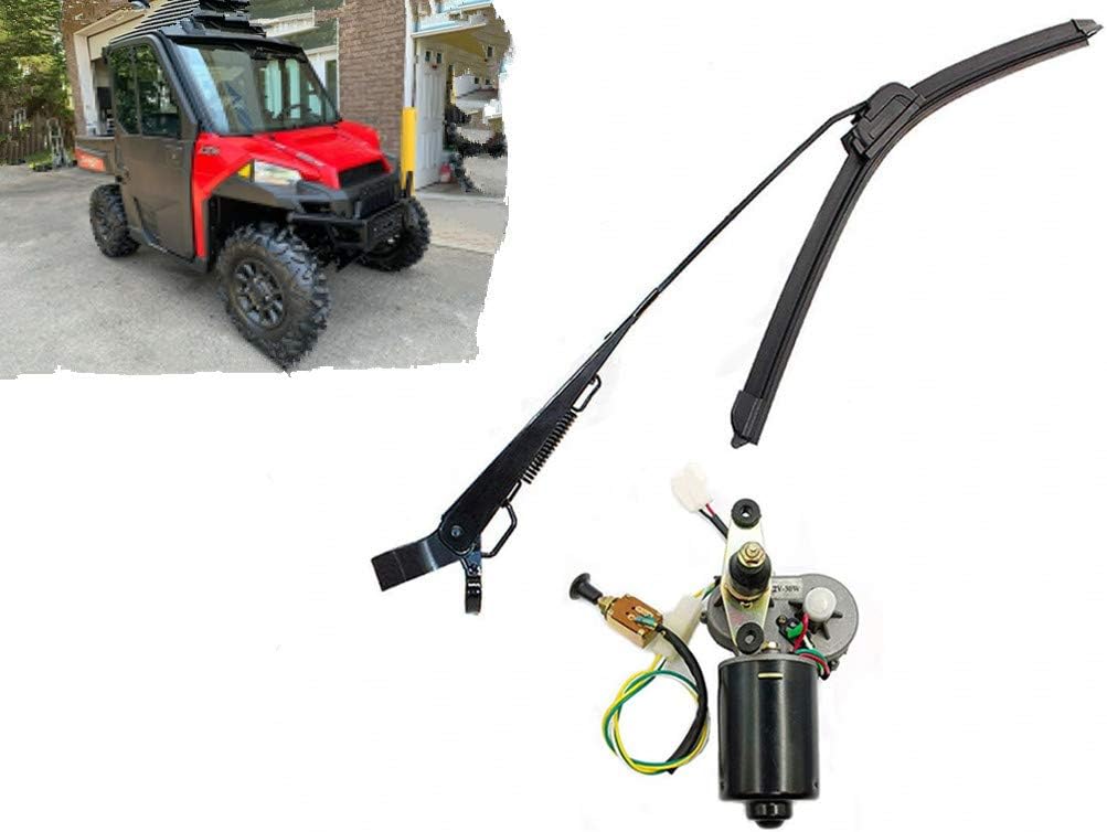 12V Electric Wiper Motor Kit with Automatic Return Function Pack of 2 C82705