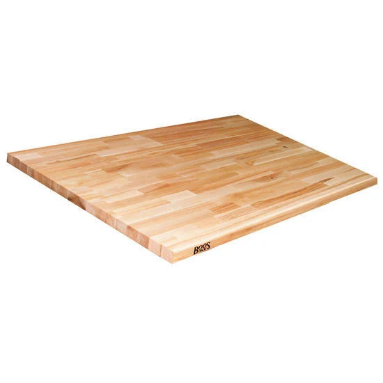 Hard Rock Maple Butcher Block Island Countertop, Oil Finish E16239