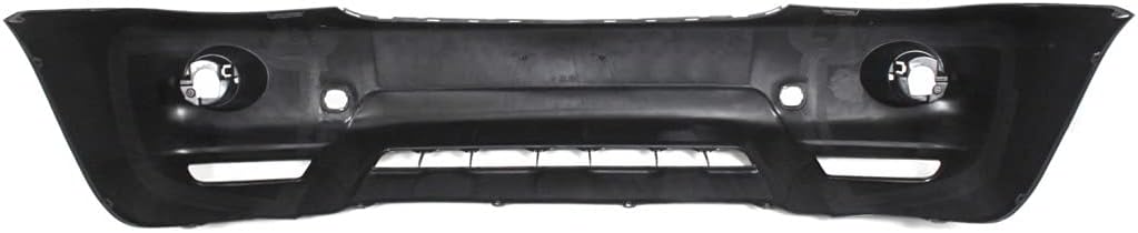 Front Primed Bumper Cover for Toyota Highlander 2004-2007 with Fog Light Holes T5377