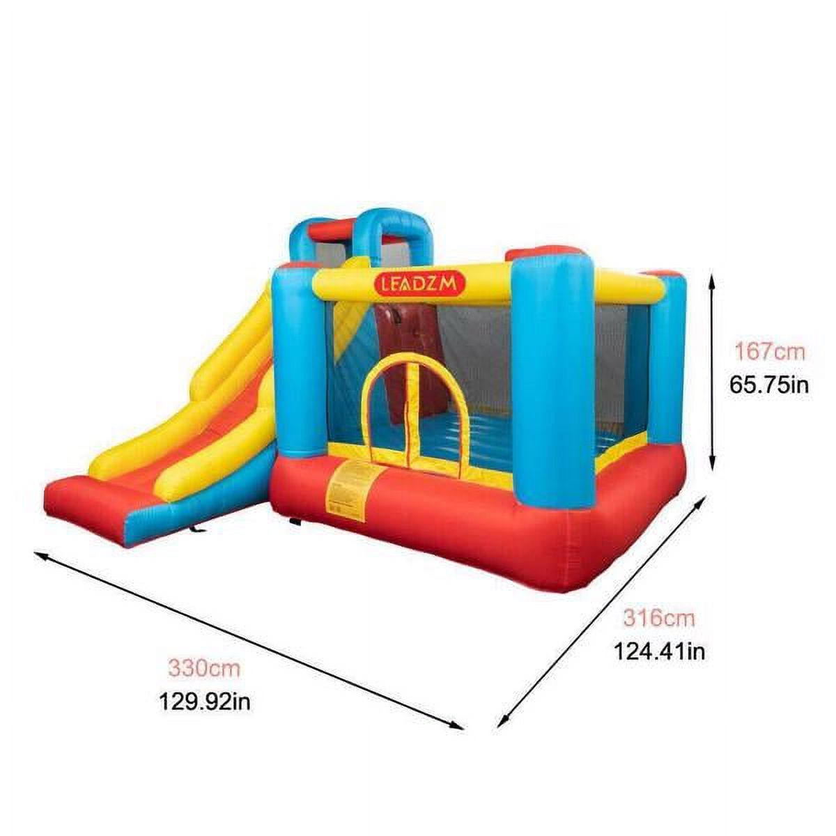 Inflatable Castle Trampoline with Fan K789