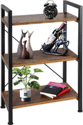 3-Tier Wood and Metal Bookshelf F18167