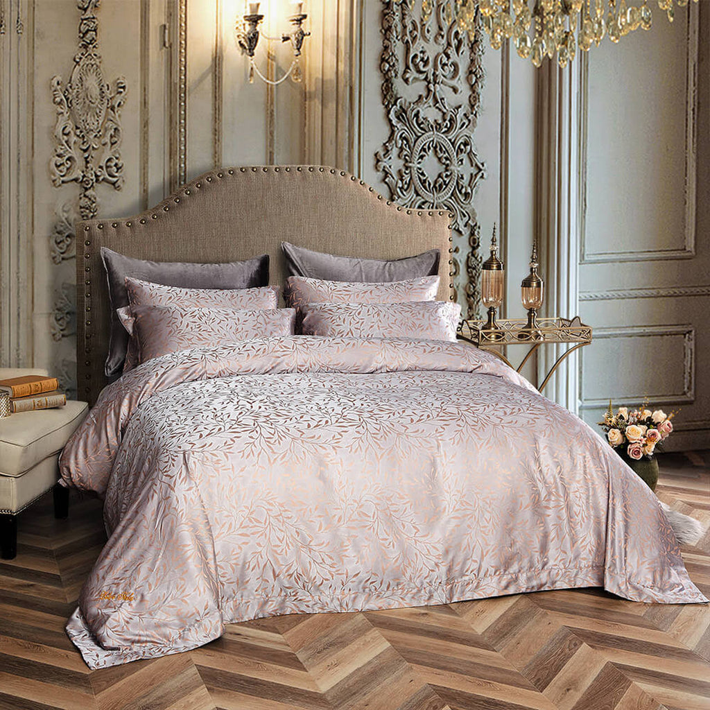 Queen Size 6 Piece Jacquard Bedding Duvet Cover Set H198220