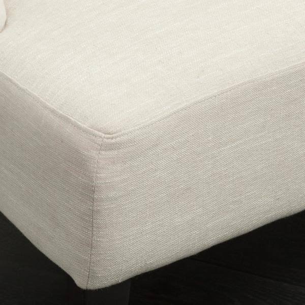 Light Beige Fabric Settee P781