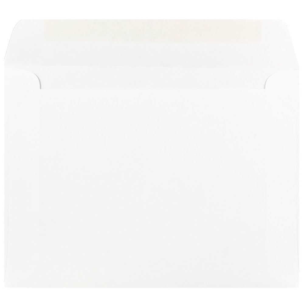 White 5.5 x 7.5 Booklet Envelopes, 500/Box J345051