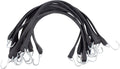 50 Pack 31 EPDM Rubber Tarp Bungee Straps with Crimped Hooks Tie Down Cords C1579