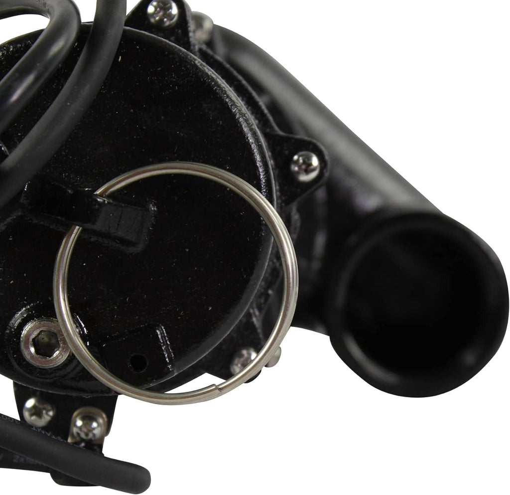 Cast Iron Sewage Pump with Piggy Back Tether Float Switch C10733