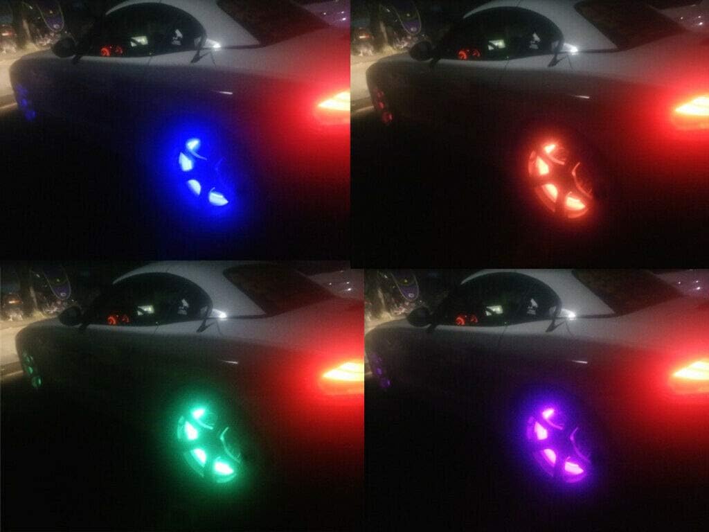 15.5 in 4 PCS 576 LEDs Double-Sided RGBW Wheel Rim Light Kit Q3432