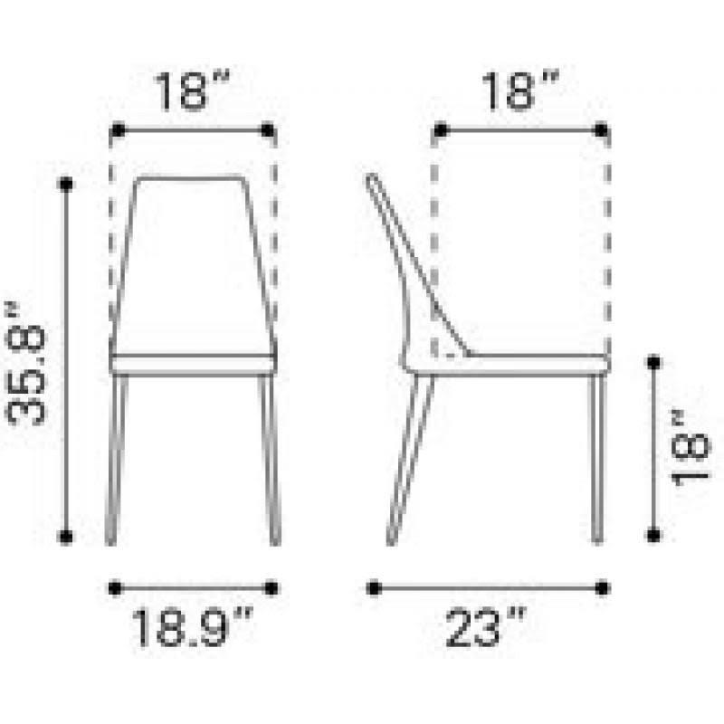 Black Dining Chair N288