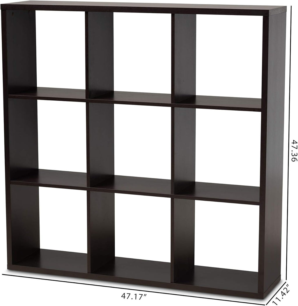 Dark Brown Shelving and Cabinets F1759