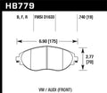 HPS 5.0 Brake Pads E190