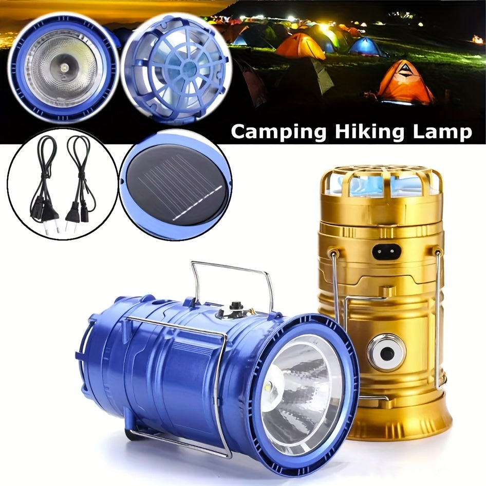 4-In-1 Solar Rechargeable Lantern With Fan And Mobile Phone Charging Port W402487