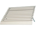 48-in Wide x 25-in Projection Solid Open Slope Low Eave Window Fixed Awning Y529