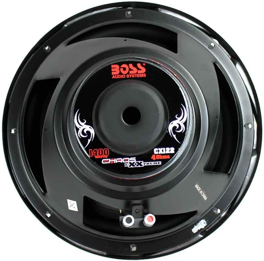 12 1400W Car Audio Subwoofer & 1500W Mono Amplifier with 8 Gauge Wiring Kit & Single 12 Vented Subwoofer Enclosure Box B593