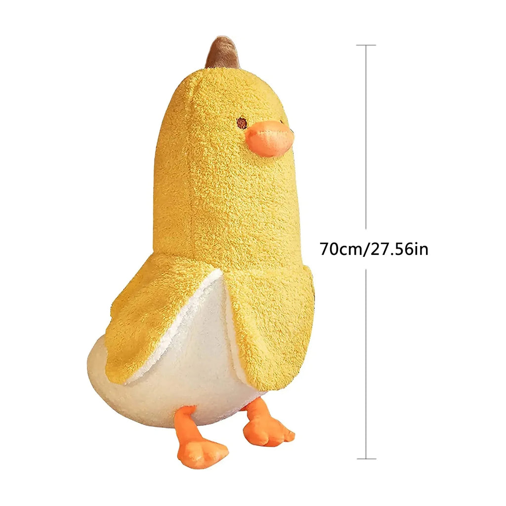 Soft Stuffed Banana Duck Plush Doll Pillow Q349210