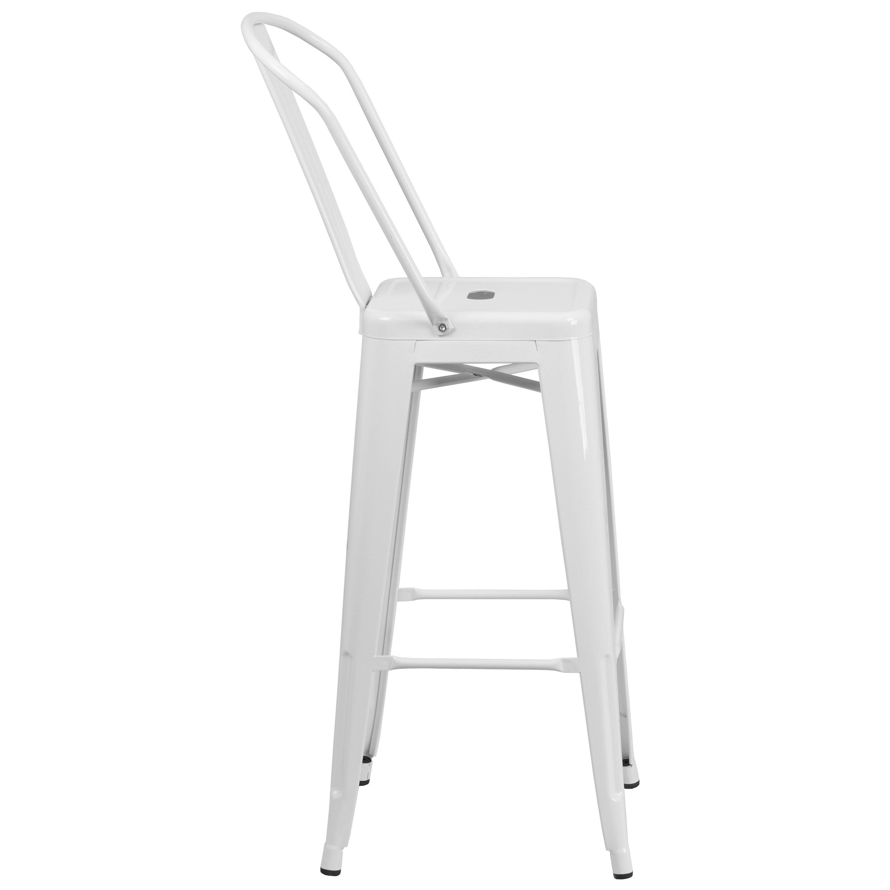 Blue Metal Bar Stool B3540