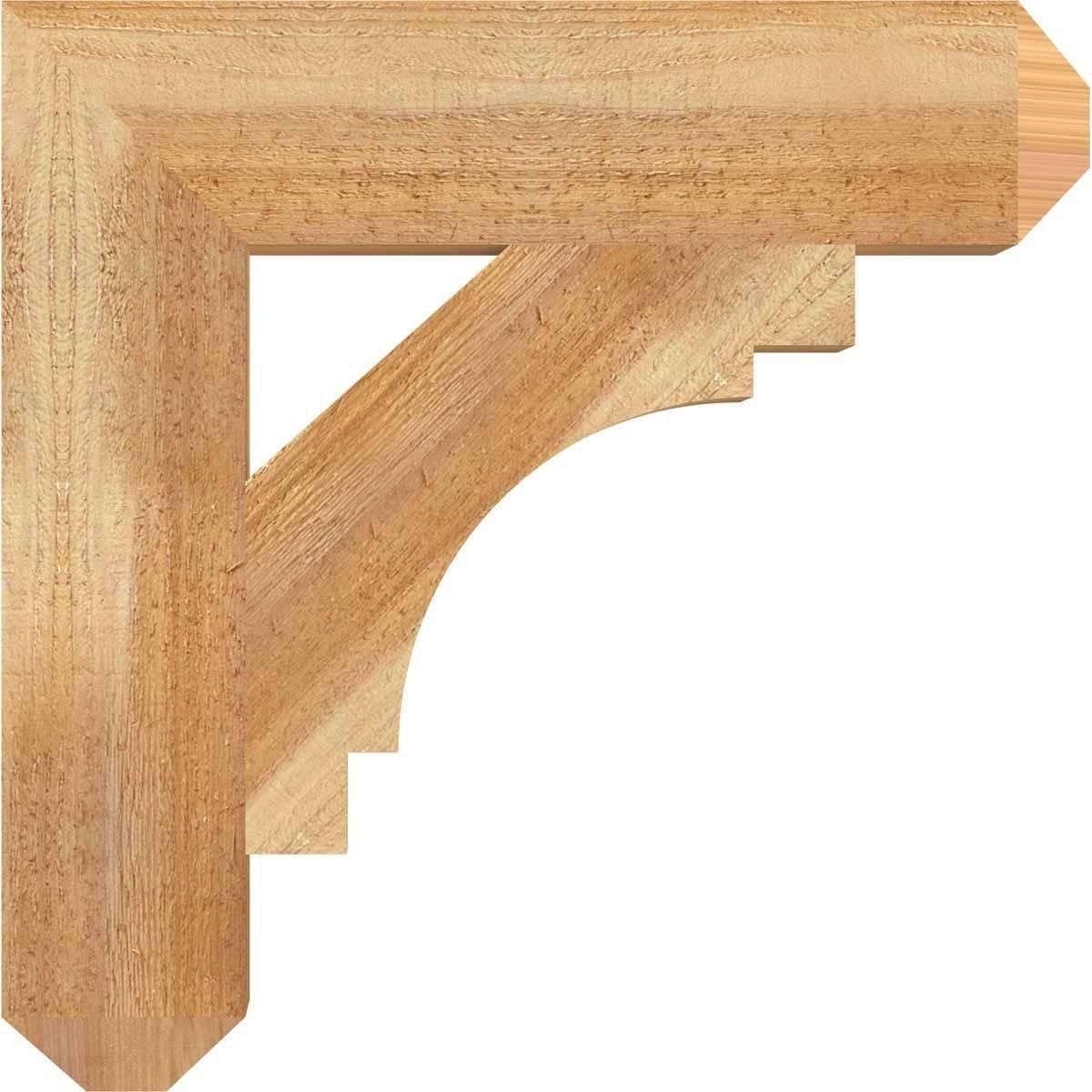 6x22W x 42x22D x 48x22H Western Red Cedar Bracket E464