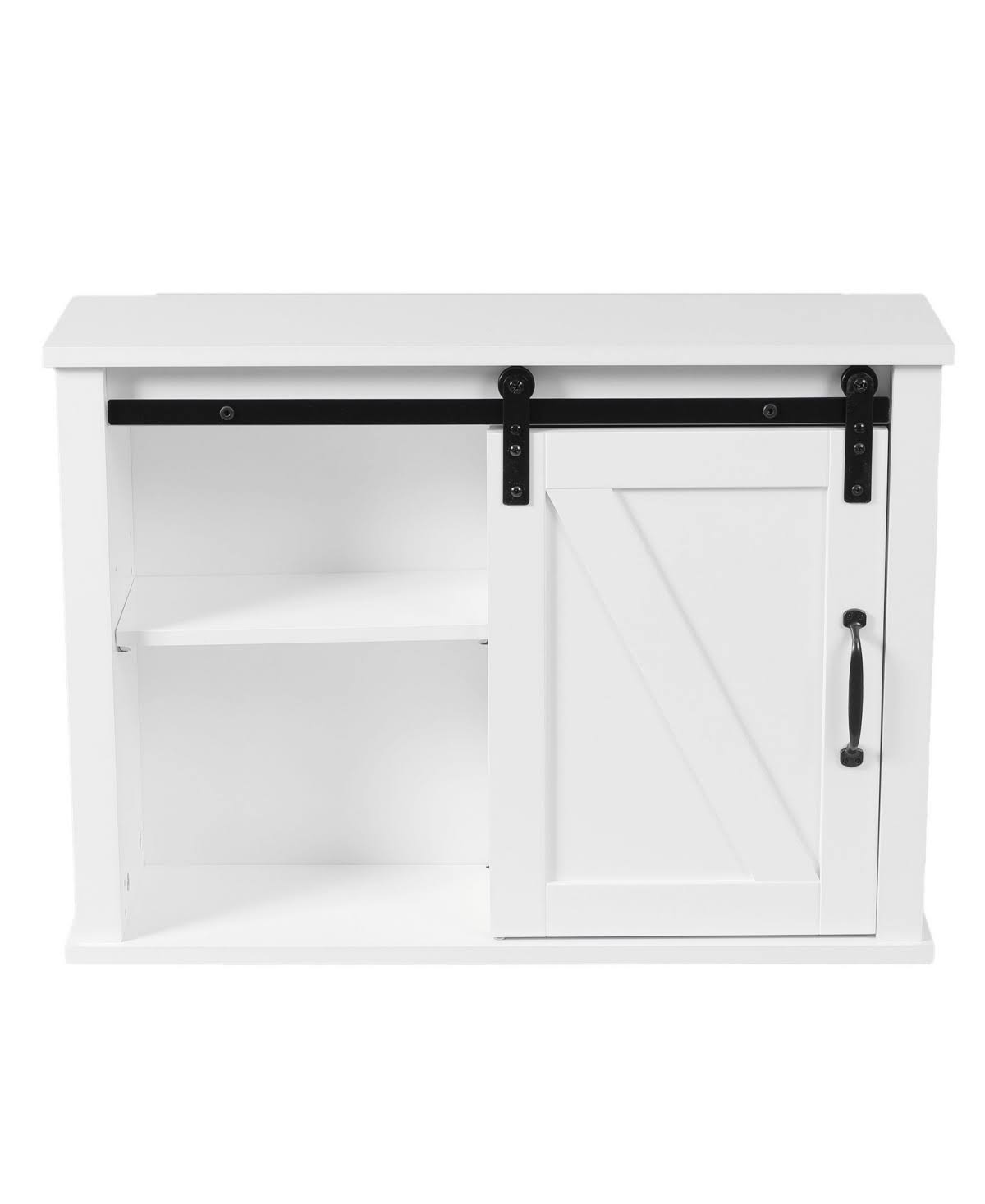 White MDF Bathroom Wall Cabinet R86954