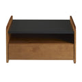 Caramel Solid Wood Floating Nightstand with Drawer K1699
