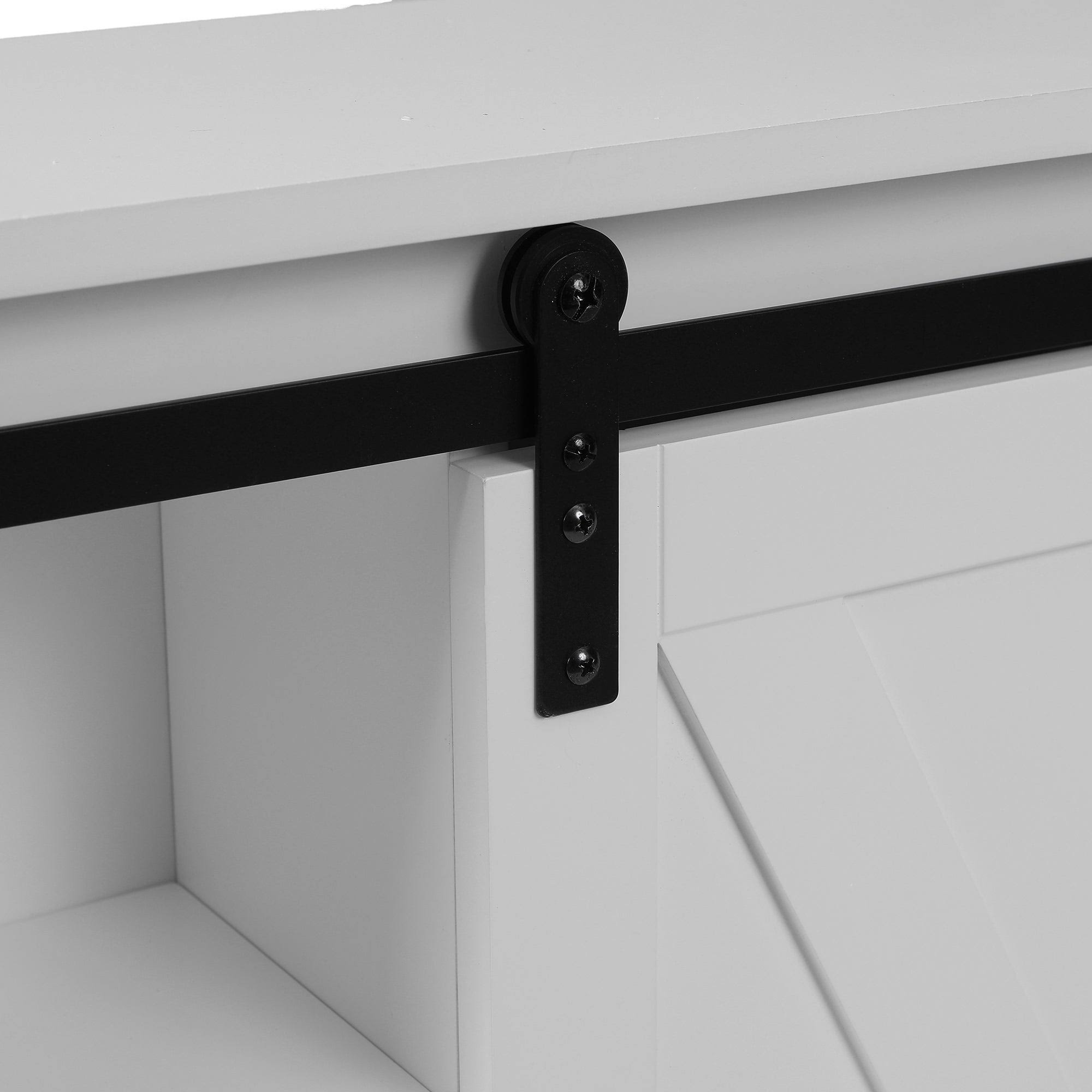 White MDF Bathroom Wall Cabinet R86954
