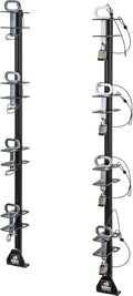 4-Channel Landscape Trimmer Edger Locking Rack, Black H9887