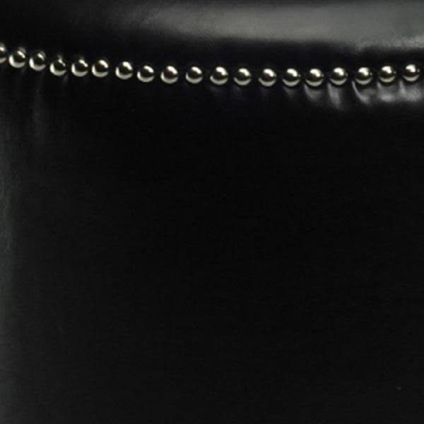 Black Ottoman E3853